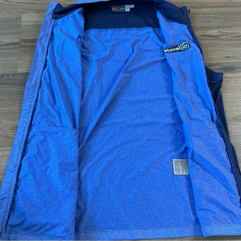 KJUS Byron Vest Full Zip Logo Windproof Lightweight Cordura Golf Mens Size 54/XL - Picture 12 of 14